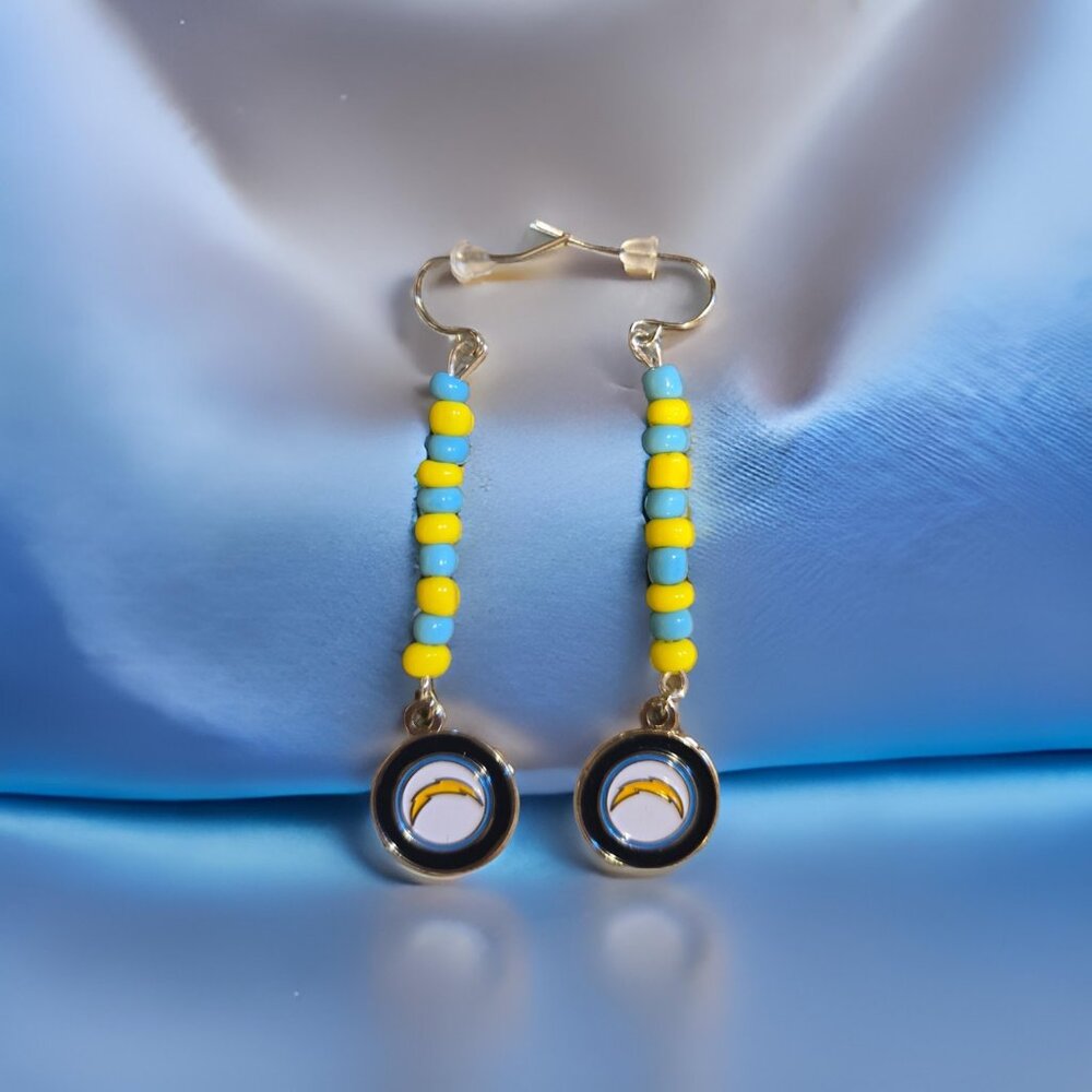 Chargers Earrings dangle style